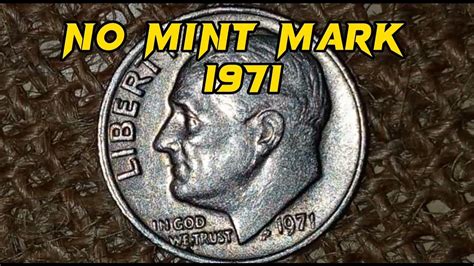 1971 dime no mint mark - Value: Can usually be found and sold for somewhere between $0.12-$9.00 price dictated by condition, certification, and current demand. Other factors include location, inventory, and urgency of sale. Production: 377,914,000 Roosevelt dimes were minted at the Denver mint in 1971. Silver: This coin is 90% Silver with a silver weight of around 0 ...